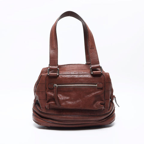 CHANEL Leather COCO Mark 11th Chocolate Bar Shoulder Bag Brown WS12904