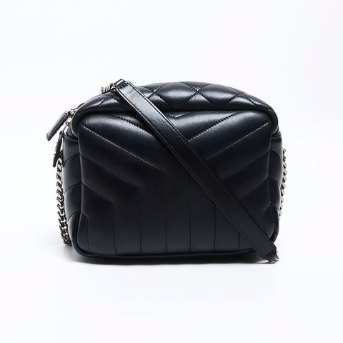 イヴ・サンローラン YVES SAINT LAURENT Yステッチ チェーン ショルダーバッグ ブラック WS12910