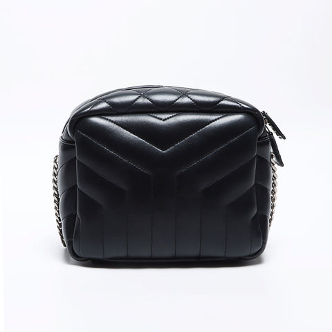 イヴ・サンローラン YVES SAINT LAURENT Yステッチ チェーン ショルダーバッグ ブラック WS12910