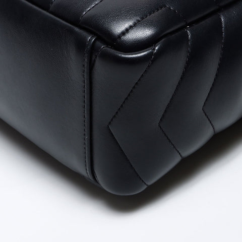 イヴ・サンローラン YVES SAINT LAURENT Yステッチ チェーン ショルダーバッグ ブラック WS12910