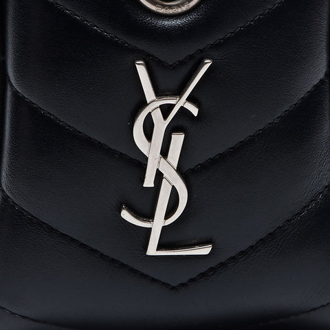イヴ・サンローラン YVES SAINT LAURENT Yステッチ チェーン ショルダーバッグ ブラック WS12910
