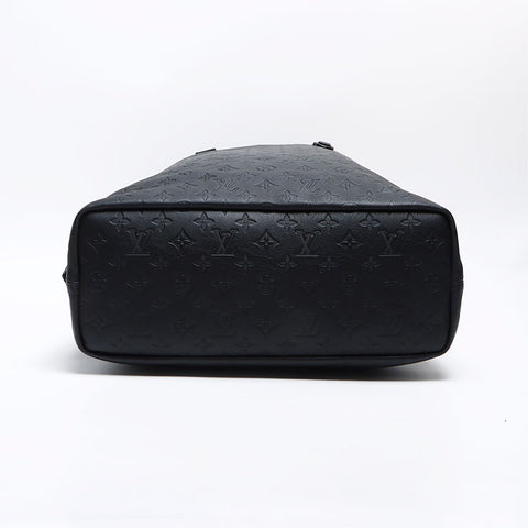 LOUIS VUITTON Monogram Helmet Bag RFID Tote Bag black WS12939