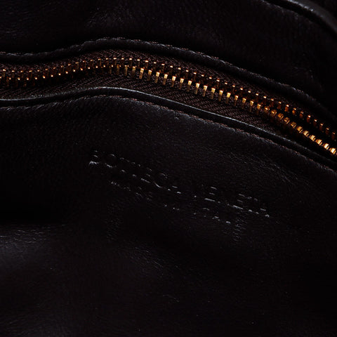 BOTTEGAVENETA Nappa leather INTRECCIATO padded cassette Shoulder Bag Brown WS12947