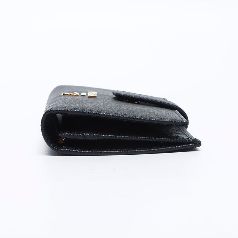 プラダ PRADA サフィアーノ 二つ折り財布 ブラック WS12966