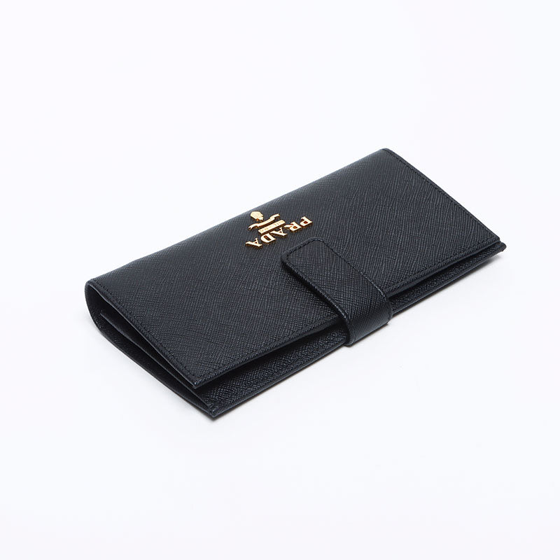 プラダ PRADA サフィアーノ 二つ折り財布 ブラック WS12966 – NUIR VINTAGE