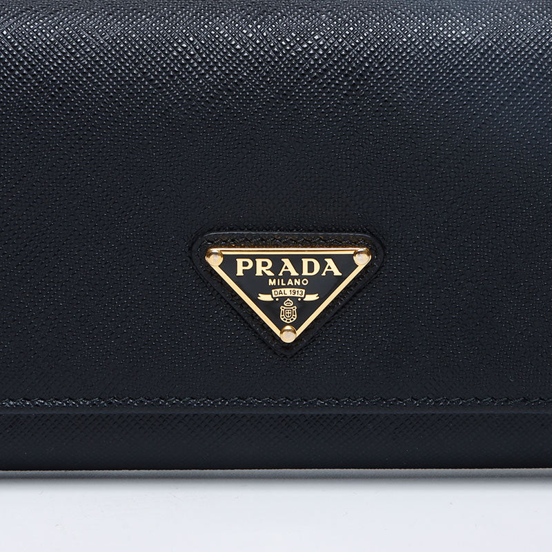 プラダ PRADA サフィアーノ 二つ折り財布 ブラック WS12968 – NUIR VINTAGE
