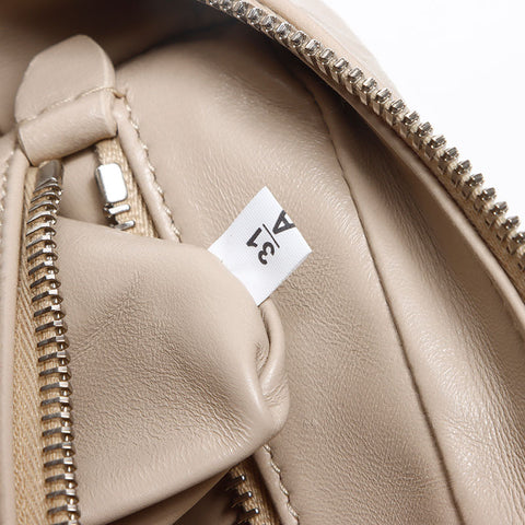 PRADA Nappa antique 2way with pouch Shoulder Bag beige WS12974