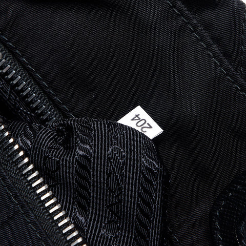 PRADA Padded quilted Tessuto nylon Tote Bag black WS12983