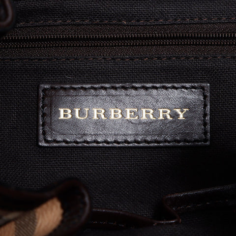 BURBERRY Novacheck PVC Shoulder Bag beige WS12994