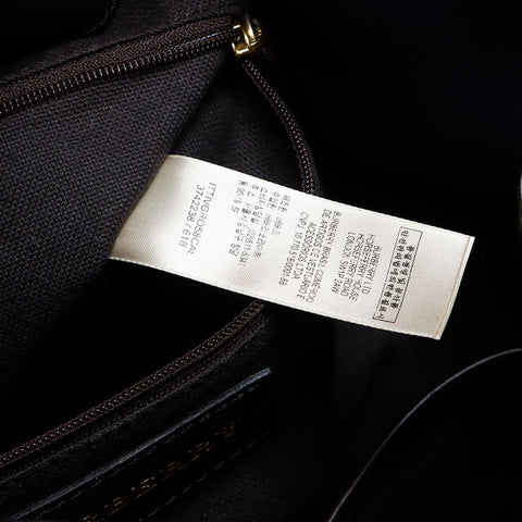 BURBERRY Novacheck PVC Shoulder Bag beige WS12994