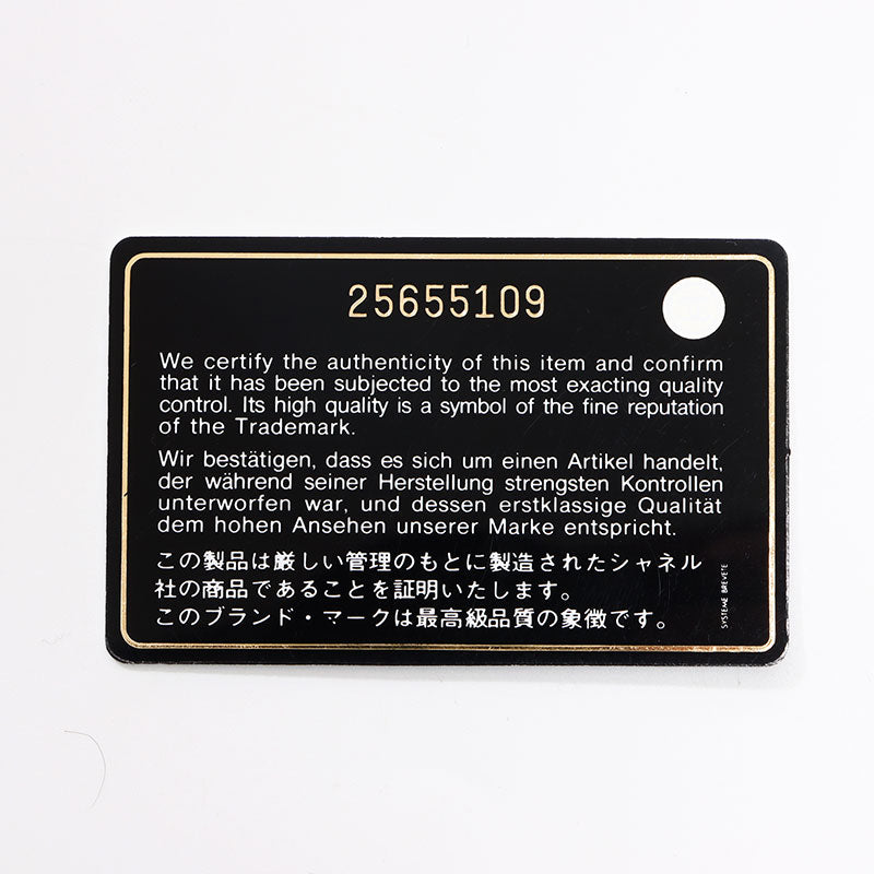 シャネル CHANEL 25番台 2017 アイコンモチーフ ダブルフラップ  