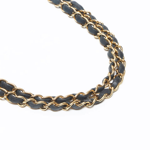 シャネル CHANEL 6番台 ダブルフラップ マトラッセ 25cm 2000-2001年 ショルダーバッグ ブラック WS13004