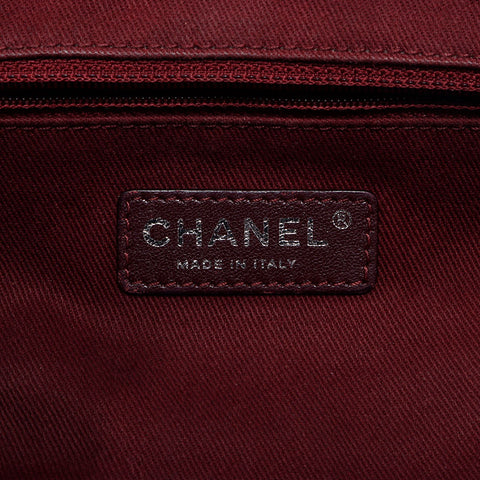シャネル CHANEL チェーン レザー シルバー金具 20番台 2014-2015 ショルダーバッグ ブラック WS13005