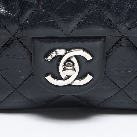 シャネル CHANEL チェーン レザー シルバー金具 20番台 2014-2015 ショルダーバッグ ブラック WS13005