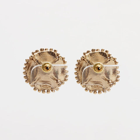 CHANEL 2023 F23K COCO Mark Camellia Pierce gold WS13006
