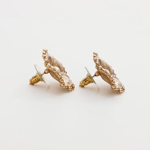 CHANEL 36 カラーヌード CHANEL 2023 F23K COCO Mark Camellia Pierce gold WS13006