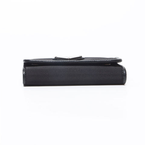 PRADA Saffiano 1MH523 6-row Tessuto Key holder  black WS13022