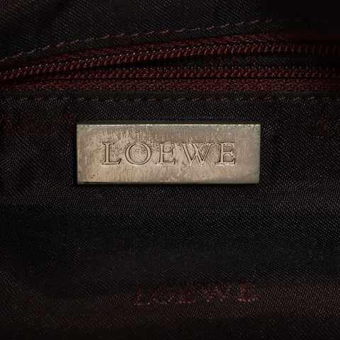 ロエベ LOEWE レザー アナグラム ハンドバッグ イエロー WS13026