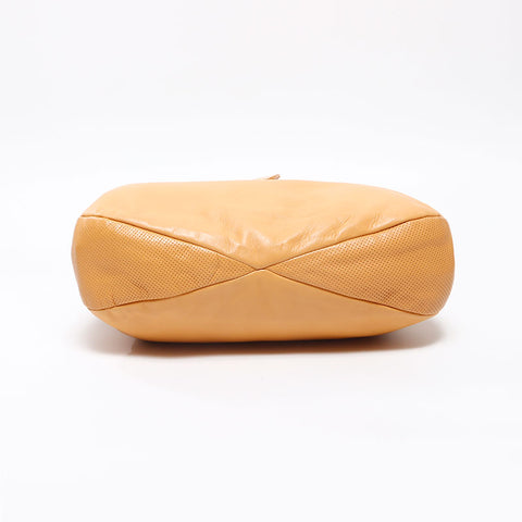 ロエベ LOEWE レザー アナグラム ハンドバッグ イエロー WS13026