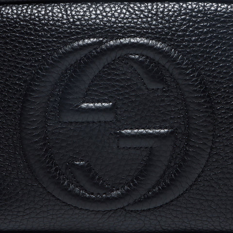 グッチ GUCCI ソーホー レザー フリンジ ミニ ショルダーバッグ ブラック WS13041