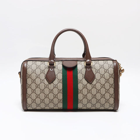 グッチ GUCCI オフィディア トップハンドルバッグ GGスプリーム ボストンバッグ ベージュ WS13042