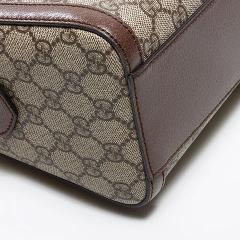 グッチ GUCCI オフィディア トップハンドルバッグ GGスプリーム ボストンバッグ ベージュ WS13042