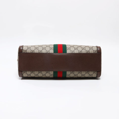 グッチ GUCCI オフィディア トップハンドルバッグ GGスプリーム ボストンバッグ ベージュ WS13042