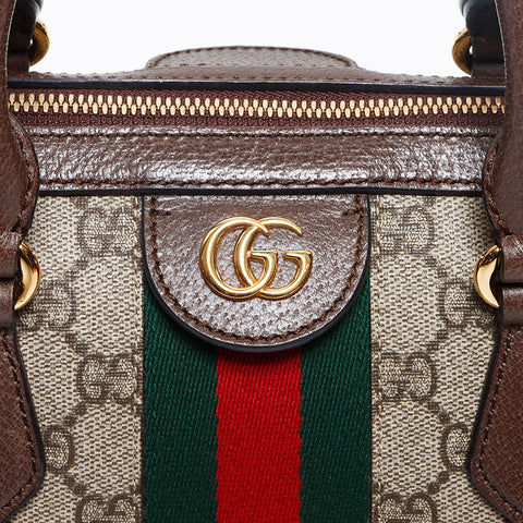 グッチ GUCCI オフィディア トップハンドルバッグ GGスプリーム ボストンバッグ ベージュ WS13042