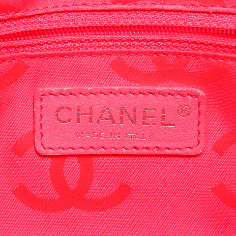 シャネル CHANEL カンボンライン レザー 10番台 2005-2006 ショルダーバッグ ブラック WS13043