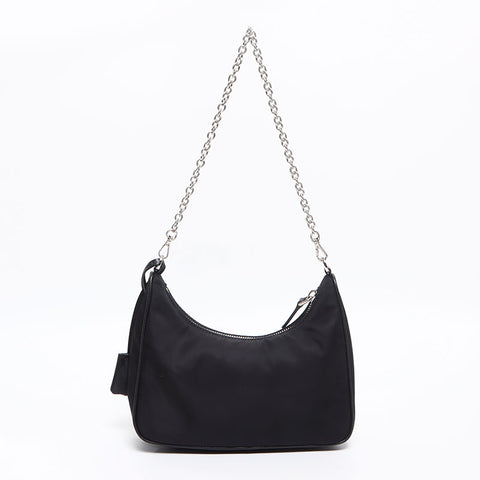 プラダ PRADA 三角ロゴタグ ナイロン Re-Edition 2005 2way ショルダーバッグ ブラック WS13046