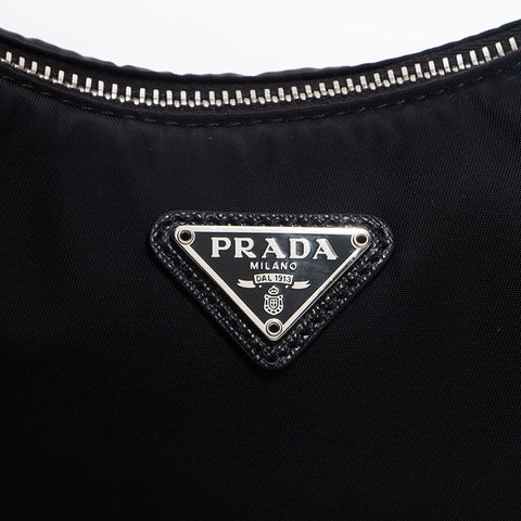 プラダ PRADA 三角ロゴタグ ナイロン Re-Edition 2005 2way ショルダーバッグ ブラック WS13046