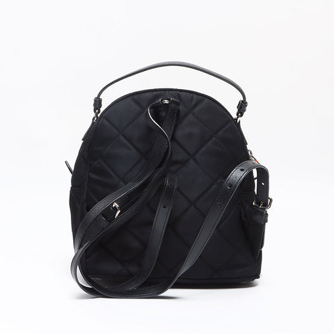 プラダ PRADA テスート ロゴ キルティング リュック・デイパック ブラック WS13049