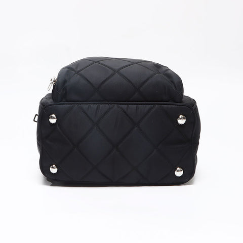 プラダ PRADA テスート ロゴ キルティング リュック・デイパック ブラック WS13049