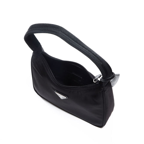 プラダ PRADA ナイロン Re-Edition 2000 ホーボーバッグ ハンドバッグ ブラック WS13050