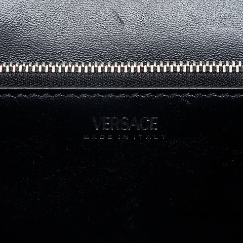 ヴェルサーチ VERSACE La Medusa ラ メドゥーサ レザー チェーン ショルダーバッグ ブラック WS13052