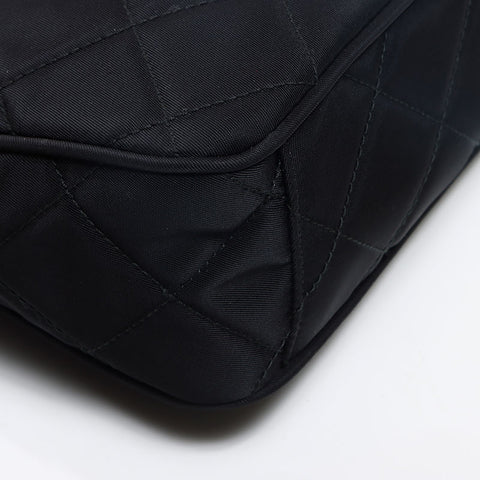 プラダ PRADA ナイロン 2way チェーン キルティング ショルダーバッグ ブラック WS13053
