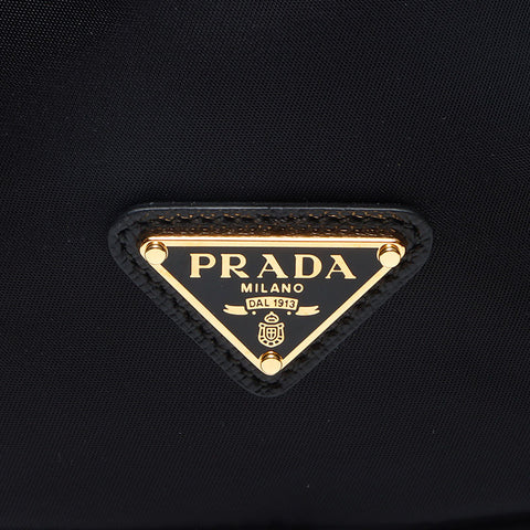 PRADA Nylon Handbag black WS13055