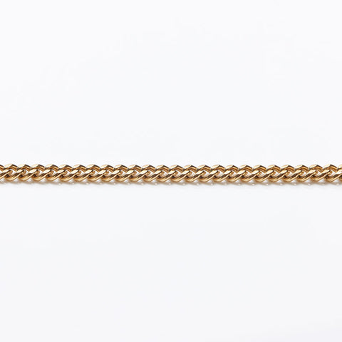 Christian Dior Chain Pearl Rhinestone Necklace gold WS13063