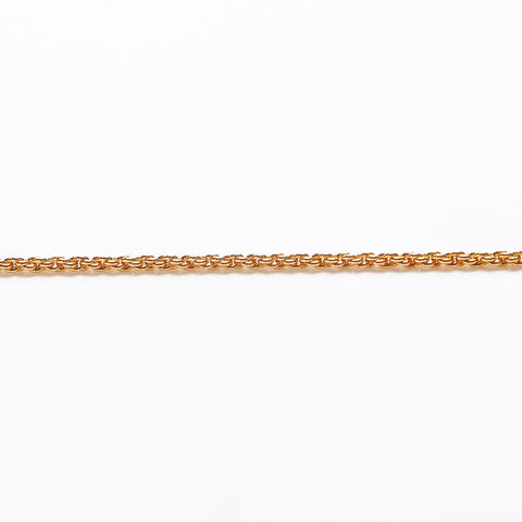 Christian Dior CD logo Chain rhinestone Necklace gold WS13068