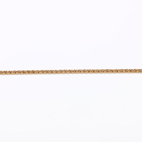 Christian Dior CD logo Chain Necklace gold WS13072