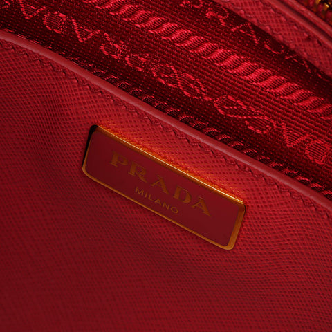 プラダ PRADA サフィアーノ トライアングル 2way ハンドバッグ ピンク WS13079