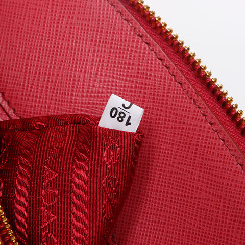 プラダ PRADA サフィアーノ トライアングル 2way ハンドバッグ ピンク WS13079