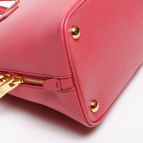 プラダ PRADA サフィアーノ トライアングル 2way ハンドバッグ ピンク WS13079