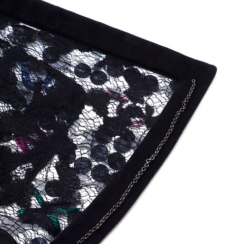 Chanel Chanel 01a Pailletten 38 Jacke Black WS1307