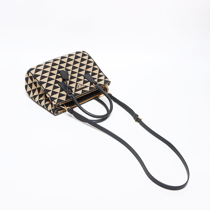 プラダ PRADA ガレリア エンブロイダリー ジャガード1BA906 ショルダー  