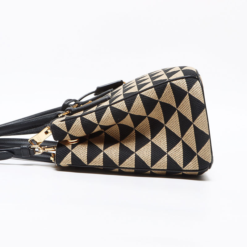 プラダ PRADA ガレリア エンブロイダリー ジャガード1BA906 ショルダー  