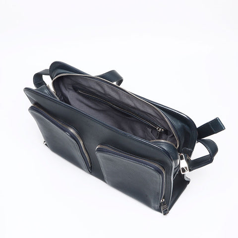 Louis Vuitton Louis Vuitton Naxos Leder Umhängetasche Marine WS13091