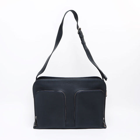 Louis Vuitton Louis Vuitton Naxos Leder Umhängetasche Marine WS13091