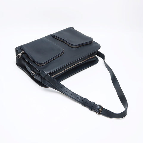 Louis Vuitton Louis Vuitton Naxos Leder Umhängetasche Marine WS13091
