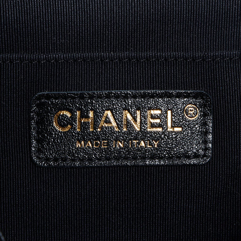 シャネル CHANEL レザー マトラッセ ミニ リュック・デイパック ブラック WS13094